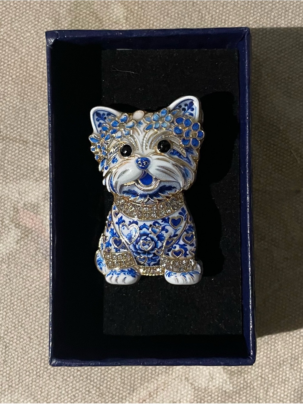 Yorkie Brooch